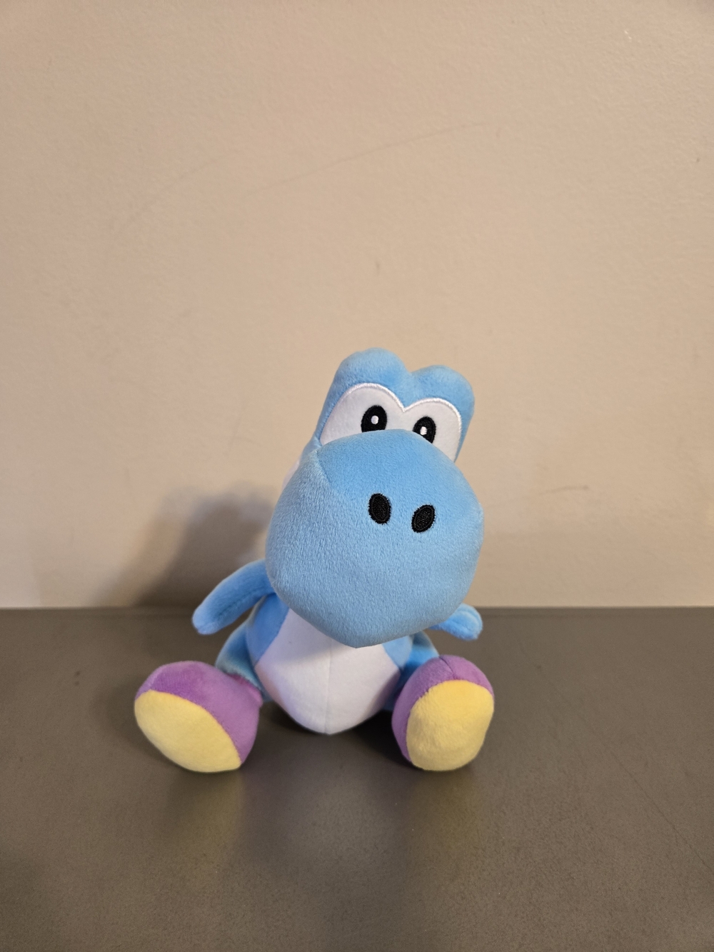 Nintendo Little Buddy Super Mario All Star Collection Light Blue Yoshi Plush Toy